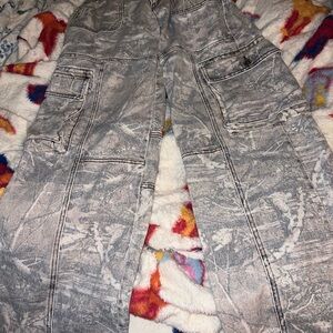 Gray Cargo Pants